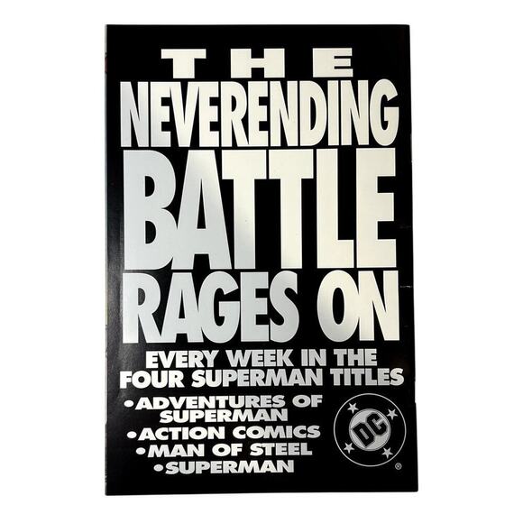 Superman Back For Good #82 DC Comic Reign of Supermen Chromium Foil Cover - Picture 2 of 2